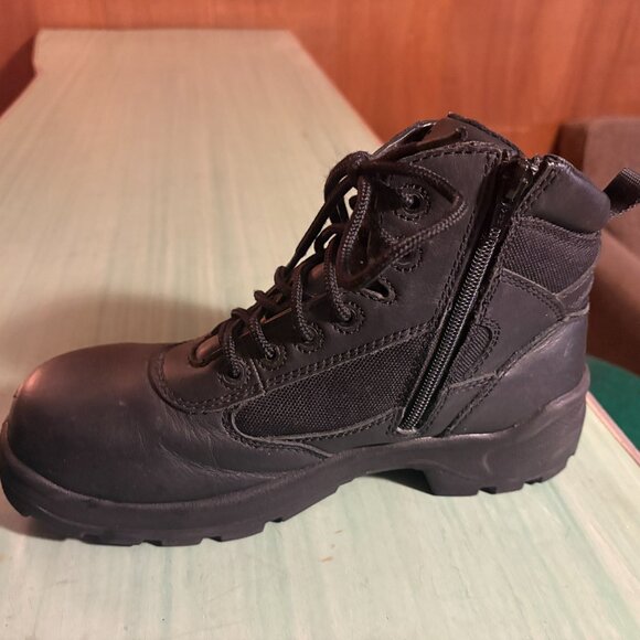 Worx Red Wing STK 5611 Waterproof Steel Toe Black EH Leather Boots Size 9 WW main image 8